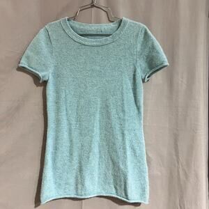 light blue, short-sleeved cashmere By The Good Cashmere Standard Size XXS TG2068
